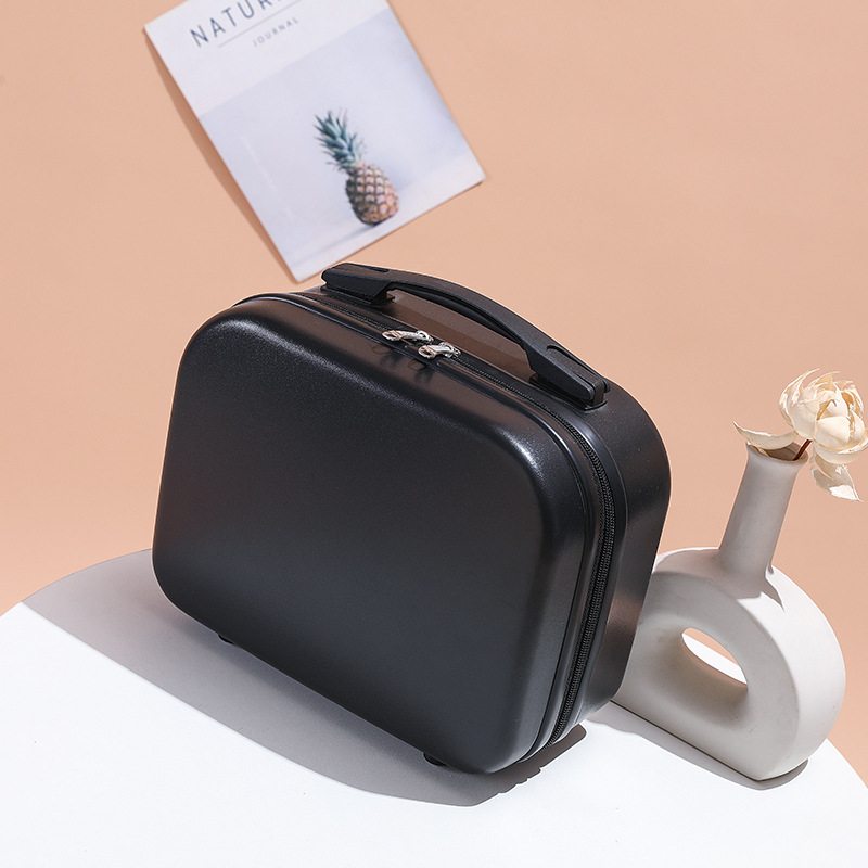 Bolsa de cosméticos de gran capacidad portátil Corea del Sur simple caso cosmético Portátil Bolsa de lavado de 14 pulgadas bolsa de almacenamiento de maquillaje multifuncional