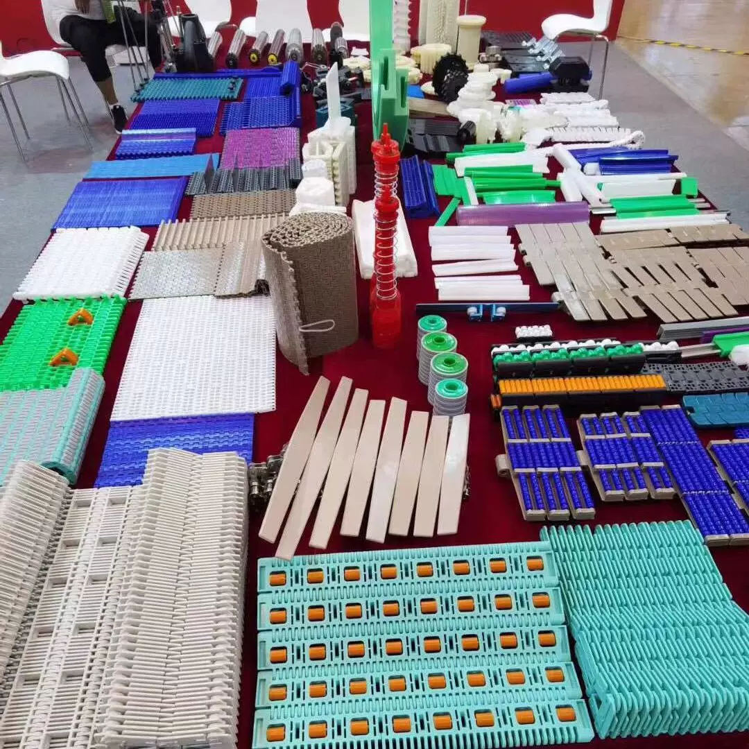 滚珠网链塑料模组网带快递物流分拣输送带RTB分道传送带