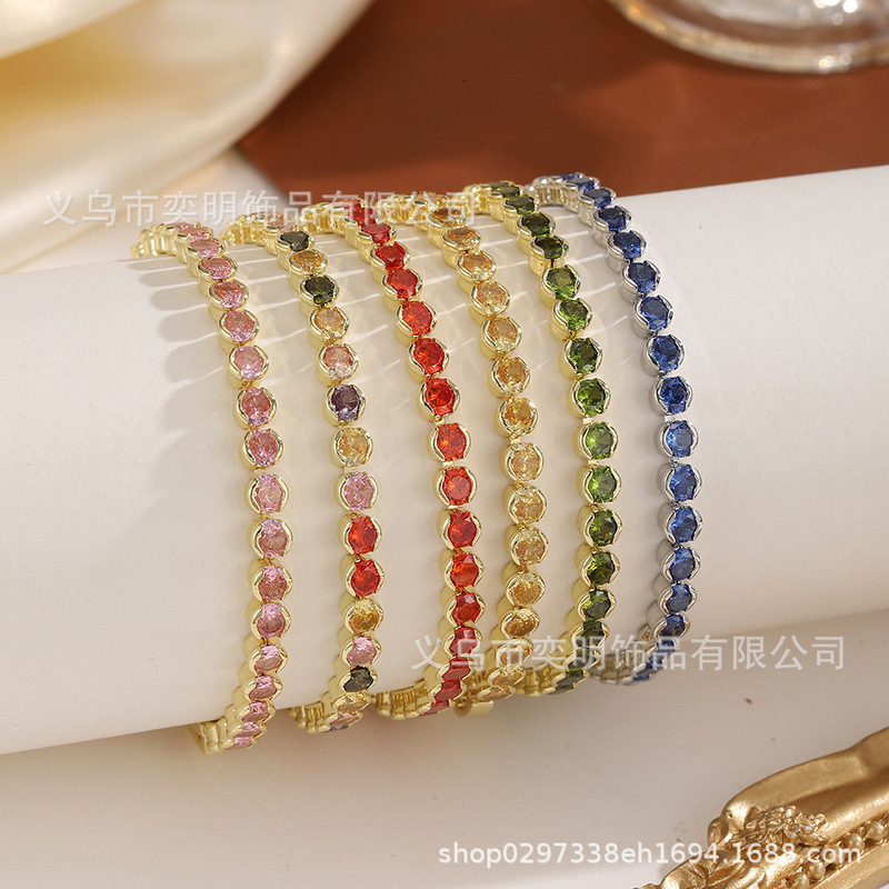 Bubble Zircon Bracelet for Women, Minimalist Style, Trendy, Suitable for Students, Best Friends, Couples, Niche Design Jewelry