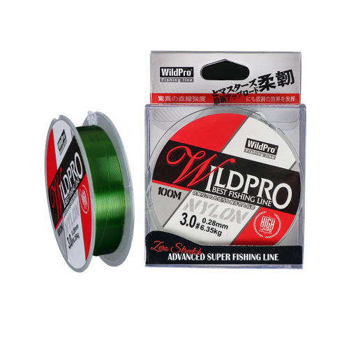 Raw silk original color fishing line main line sub-line soft strengthened tension 100 meters Taiwan fishing line plastic wire hand rod fishing line