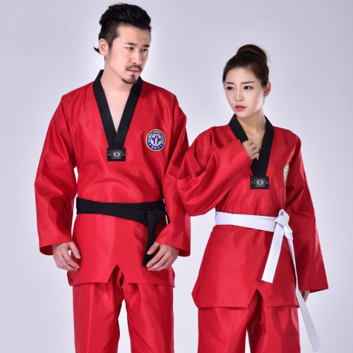 Brand Square Adult and Children Taekwondo Uniform Long Sleeve Men and Women's Beginner Training Uniform Can Be Printed and Embroidered