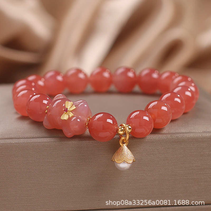 organic agate brand small bracelet