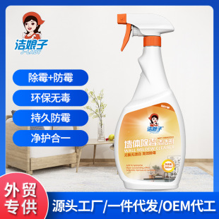 Wall paint mildew remover mildew-proof and mildew-removing household bathroom kitchen gap apron wall white wall moldy back to the south