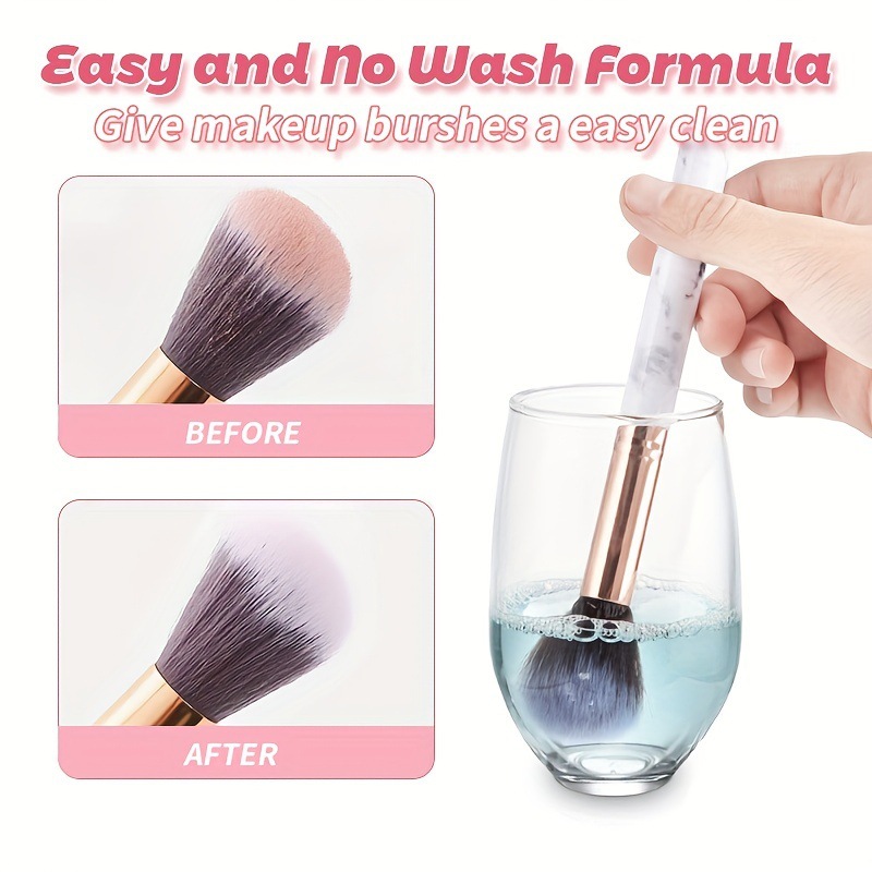 (Caja de presentación) Solución popular de la limpieza del cepillo del maquillaje de USHAS duradera