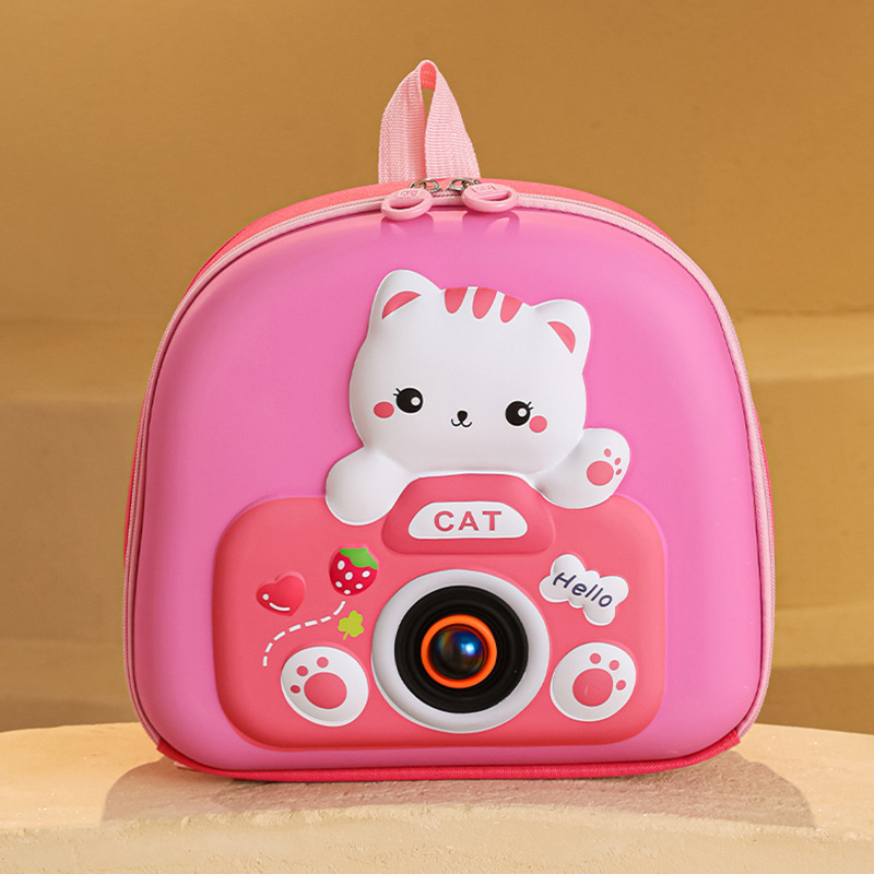 Mochila infantil infantil de dibujos animados lindo gatito niñas mochila transpirable preescolar 3 años 5 años mochila para niños