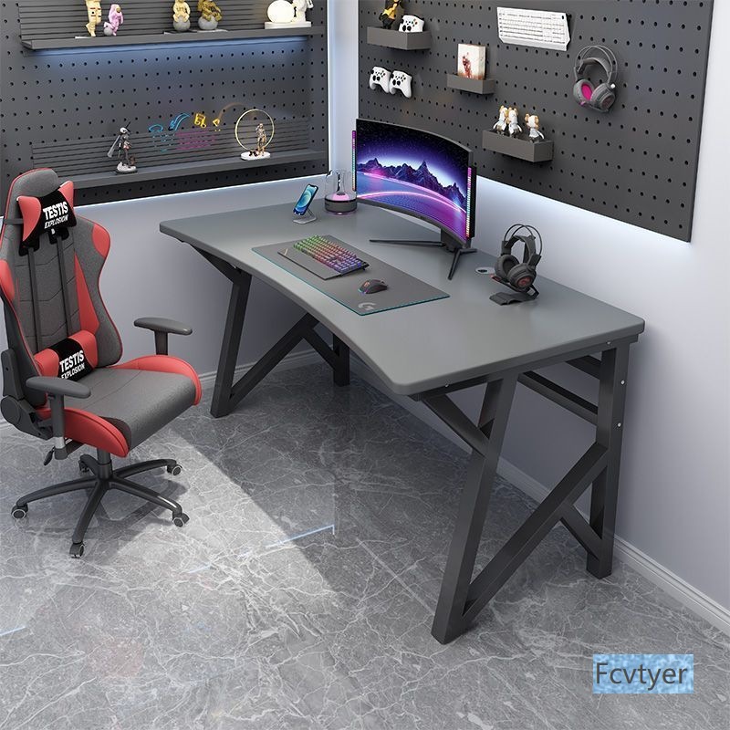 Mengfan Desktop E-Sports Table Student Study Bedroom Computer Table Writing Desk Simple Office Desk Simple Home Desk