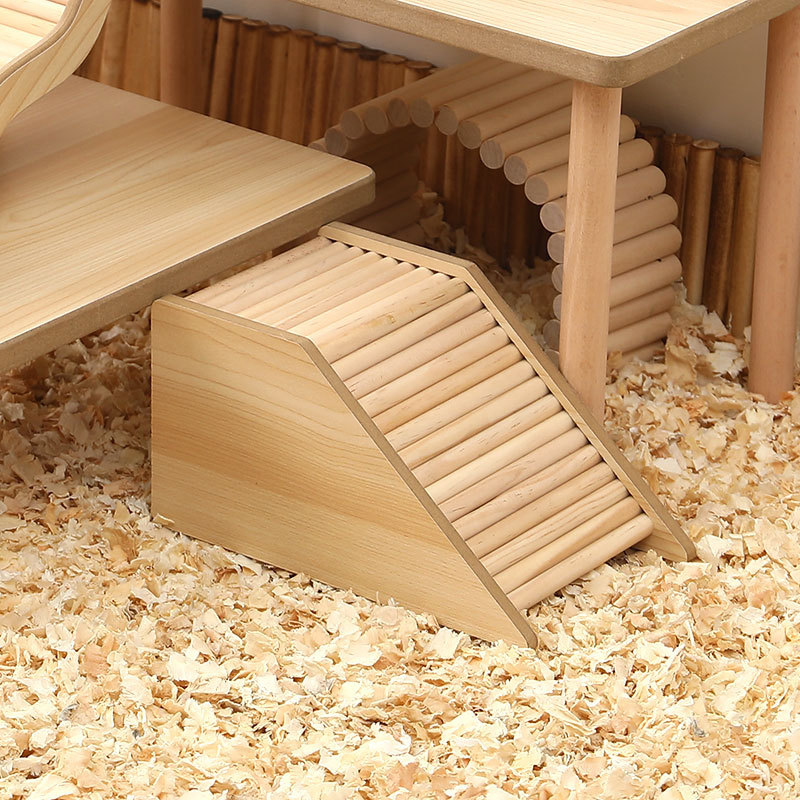 Pet Supplies Hamster Toys Bridge Hamster Suitable Scenery Supplies Wooden Toys Bridge Toy Hide and Seek Climbing Arch Bridge