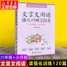 文言文阅读强化训练120篇 六年级小升初 小学语文文言文古诗文古