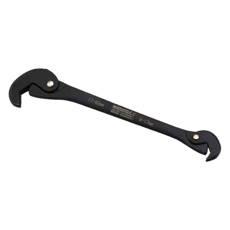 Llave universal multifuncional manual de doble cabeza rápida Llave de trinquete de gran apertura con llave universal de resorte