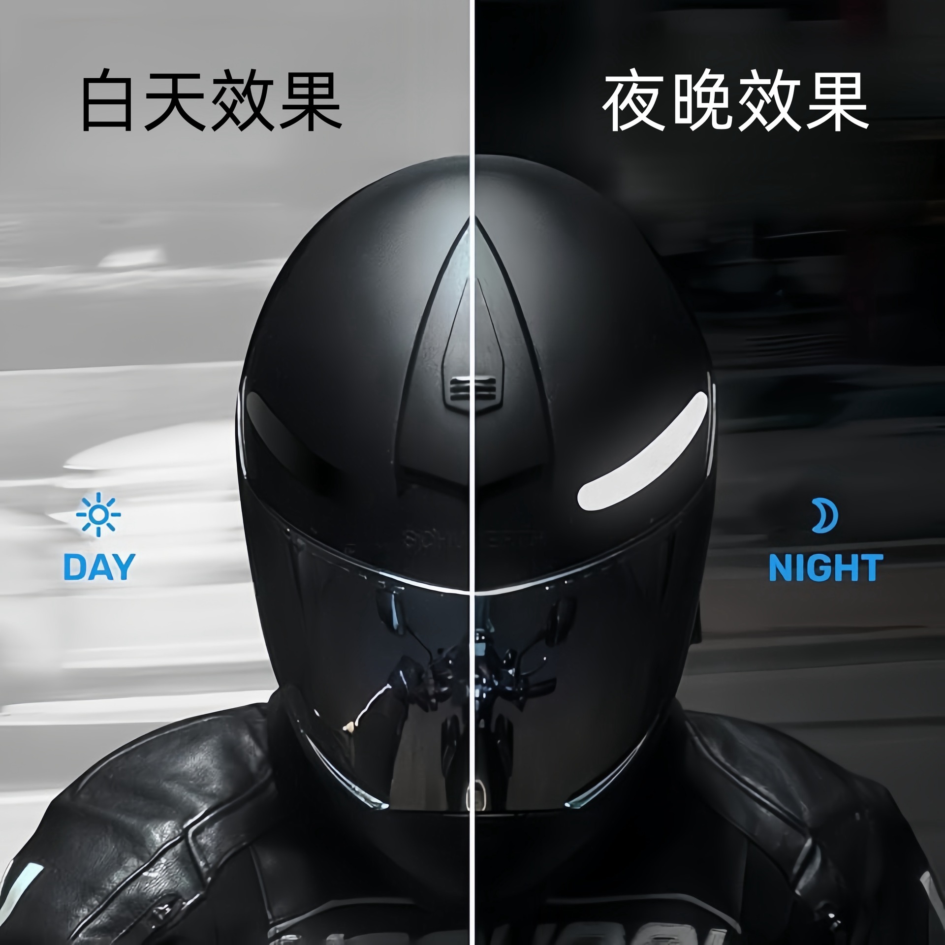 Retro Reflective Black Sticker Honeycomb Hexagon Helmet Bike Reflective Tape