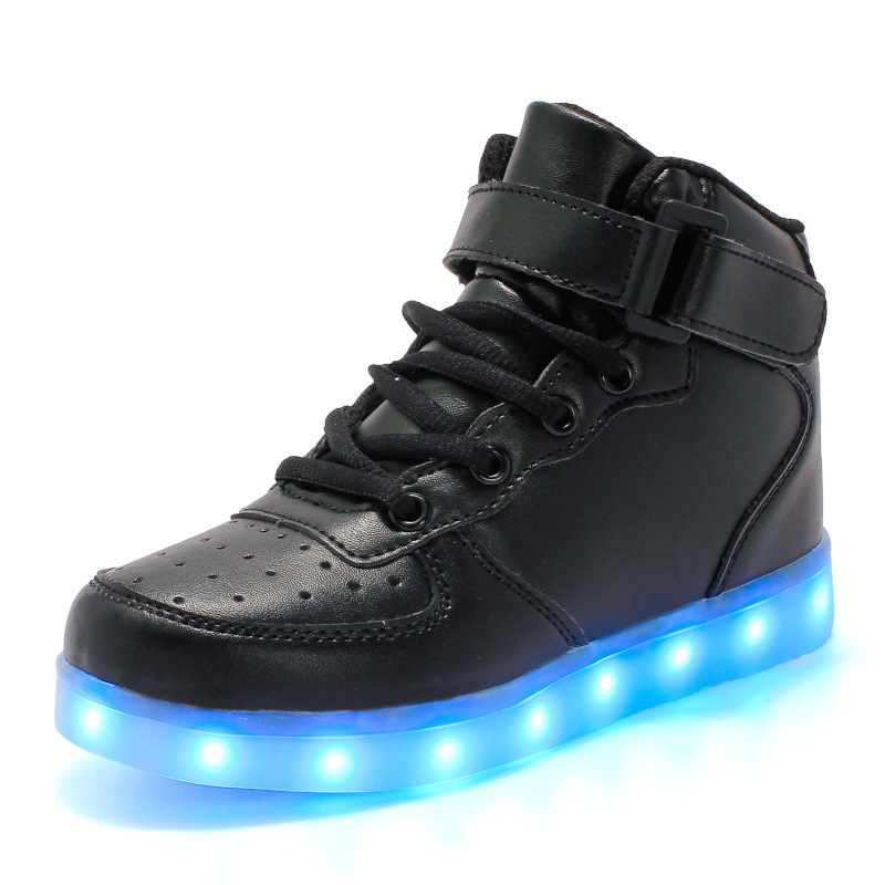 New Led Light Shoes, Casual Sports Trendy Shoes, Charging High-Top Children's Light-Up Shoes, Men's and Women's Light-Up Shoes, Drop Shipping