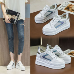 Women's 2021 Spring New Mesh White Sneakers for Casual Wear, Cool and Breathable, Women's White Sneakers with Inner Heel Lift