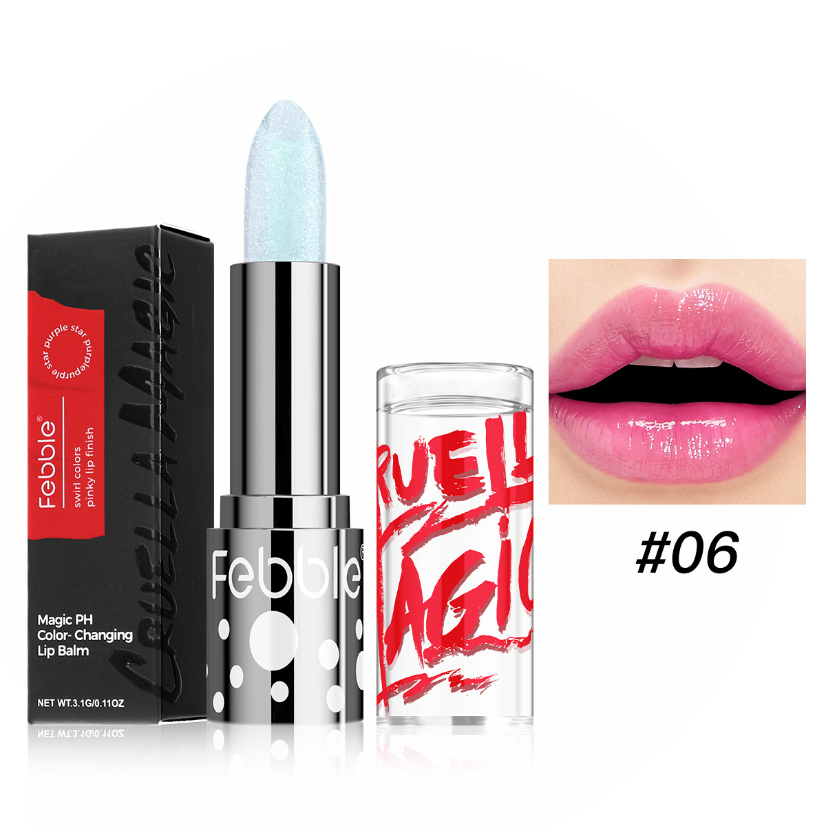 Febble brillo de labios transfronterizo lápiz labial hidratante mate duradero antiadherente al por mayor lápiz labial que cambia de color FBC052