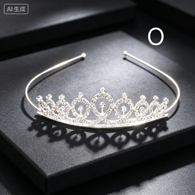 Diadema de Corona con Pedrería para Niñas de Aleación para Fiestas image 21