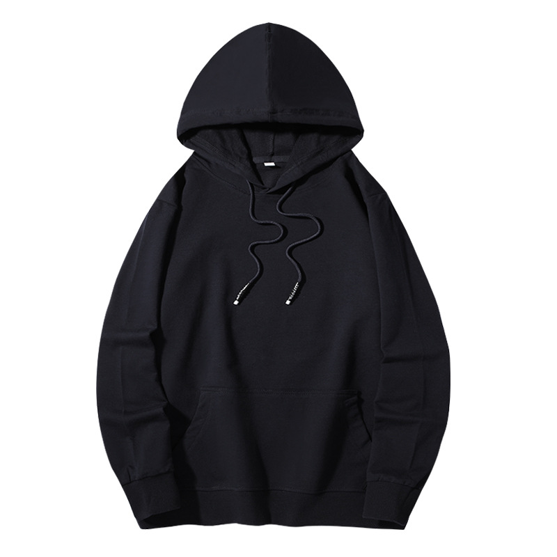 Frau Männer Kapuzenpullover Lange Ärmel Unisex-hoodies Tasche Lässig Einfacher Stil Einfarbig display picture 5