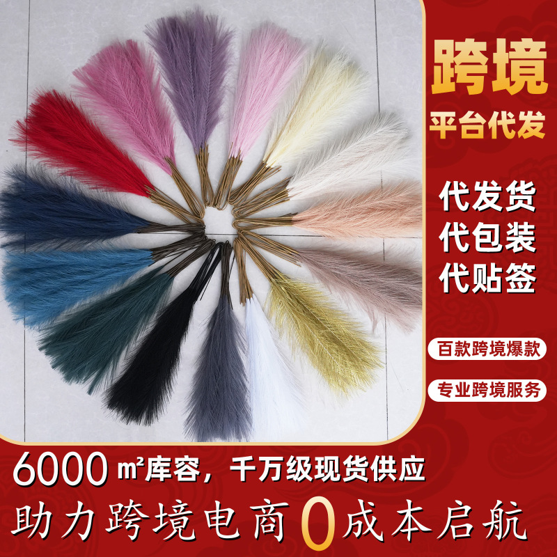 Cross-Border Amazon Ins Style Artificial Pampas Grass Panpas Grass Dog Tail Grass Window Decoration Simulated Fireworks Reed Cross-Border Amazon Ins Style Artificial Pampas Grass Panpas Grass Dog Tail Grass Window Decoration Simulated Fireworks Reed