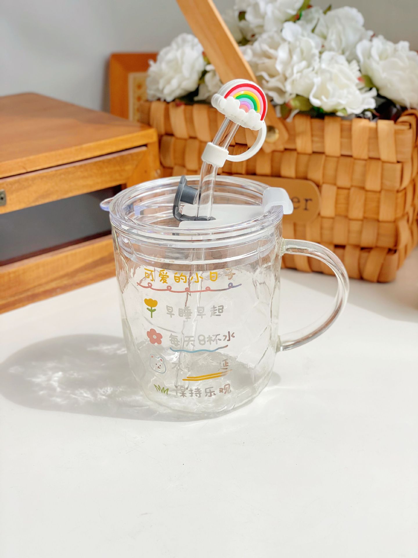 Cada 5 Yuan taza de cerámica taza de liquidación cantidad de stock no es mucho taza de café taza de agua taza de dibujos animados taza de desayuno