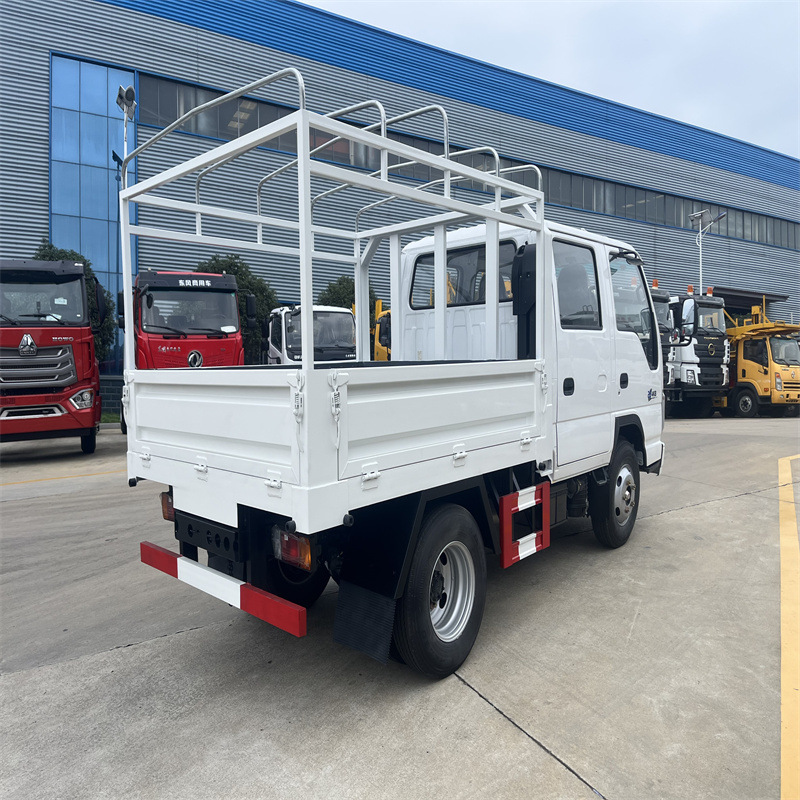 Export Right-Hand Drive Isuzu 6-Seat Truck, Double-Row Aerial Work Vehicle, Isuzu 3-Ton Dump Truck, Tipper Truck