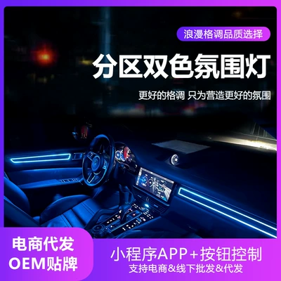 Car atmosphere light is suitable for Porsche Cayenne/New Maca/Palamela original modified car atmosphere light
