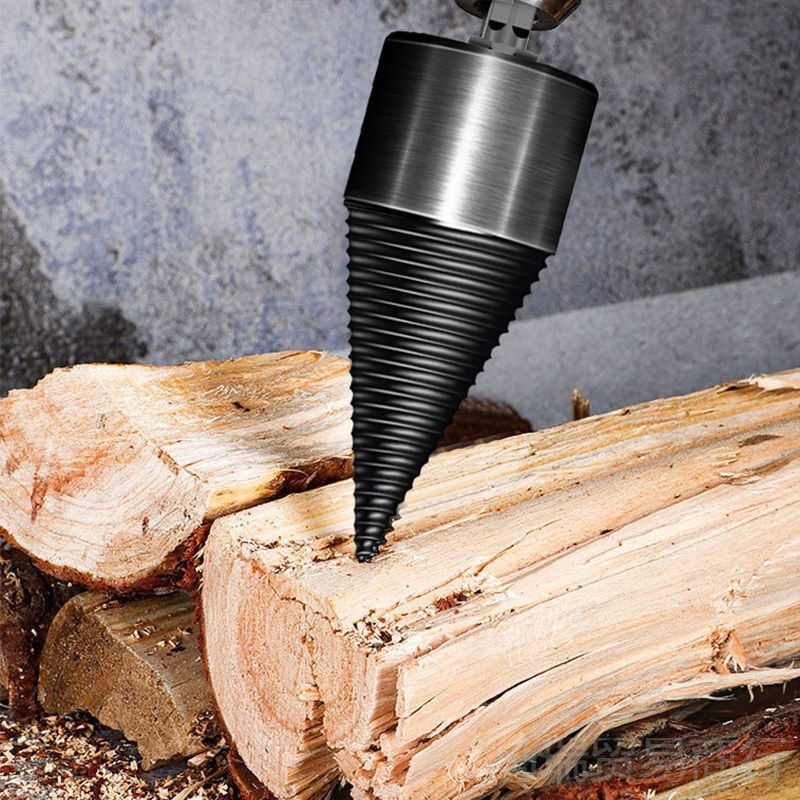 劈柴神器电锤电钻家用劈柴省力破柴工具电动分裂锥劈柴机钻头农村