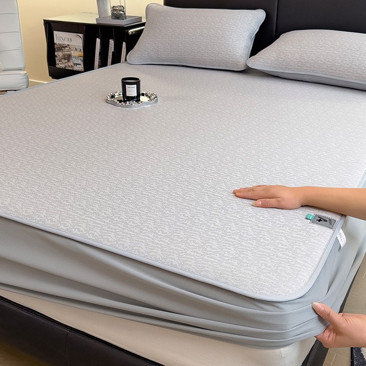 Pestera de seda de hielo verano 2025 nuevo traje de tres piezas verano clase A bebé de grado materno e infantil con estera suave disponible 3
