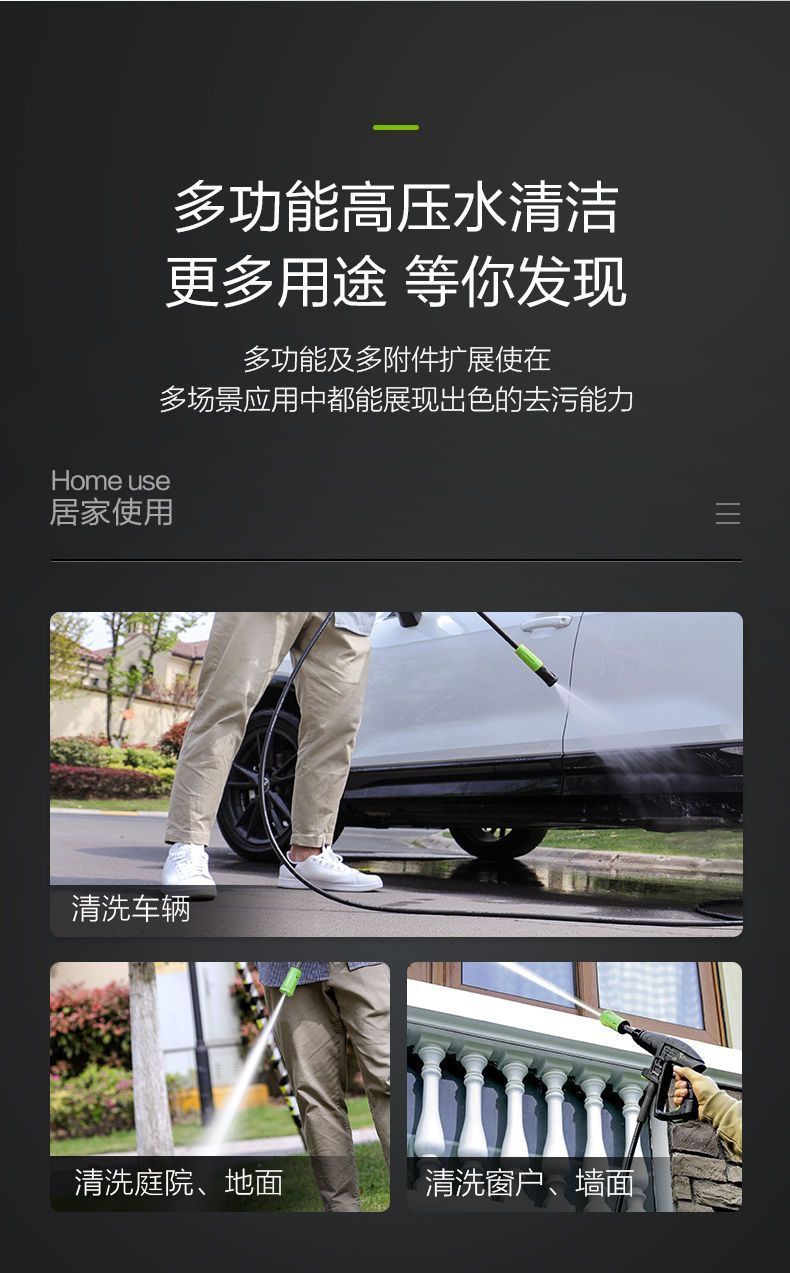 Lutian Shengdun Household 1700W High Pressure Car Washer 220V