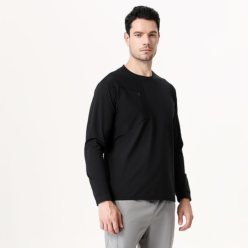 Suéter de manga larga de Dijia, primavera, otoño e invierno, correr al aire libre, ropa de secado rápido, camiseta deportiva de pájaro para hombre, ropa de fitness, transpirable, transfronteriza