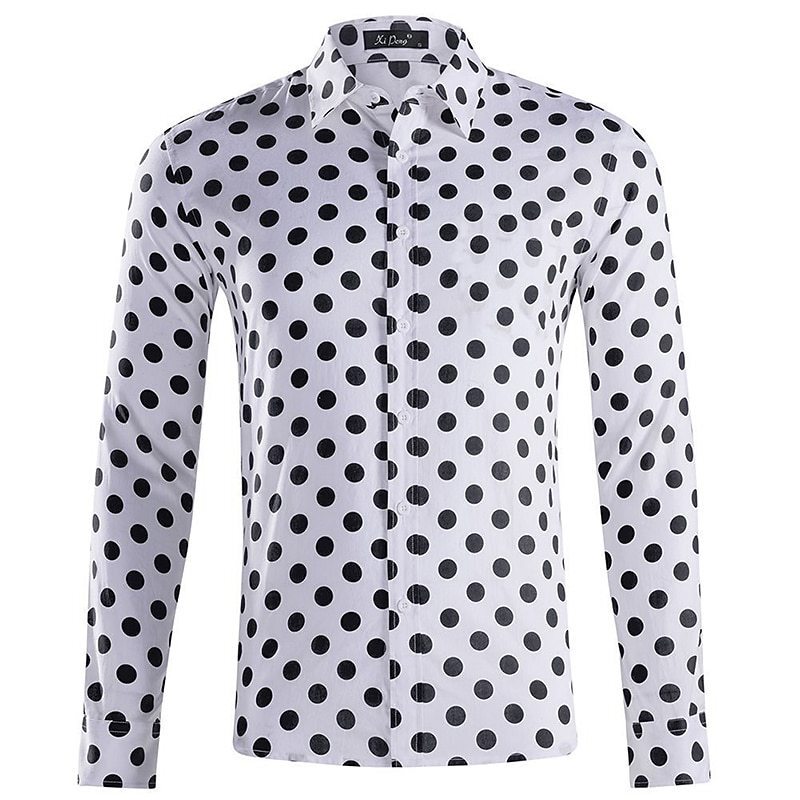Factory Direct Sales European and American summer 3D shirt polka dot fold Street daily clothing