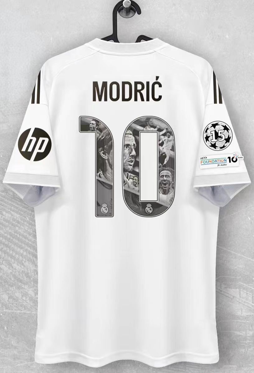 2526 camiseta de fútbol de La Liga, estrella del Real Madrid, Mbappé Vinicius, la misma camiseta impresa número mayorista transfronterizo