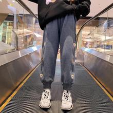 女童裤子春秋冬外穿新款洋气儿童休闲长裤中大童加绒加厚运动裤子