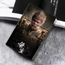 新款黑悟空烟盒 粗支男士塑料烟盒休闲实用防潮湿防挤压香烟收纳