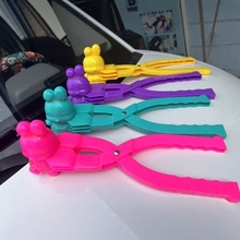 儿童冬季户外玩具雪球夹 打雪仗玩雪神器加厚雪夹卡通雪人夹