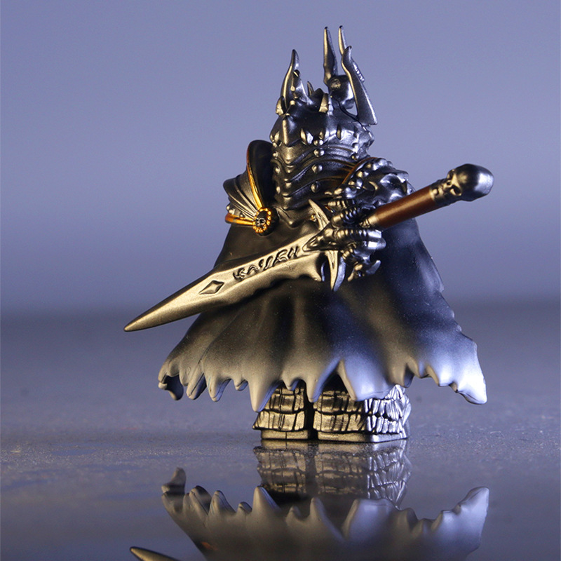 新品跨境第三方moc魔兽魔戒巫妖王人仔拼装积木玩具配件GP201|undefined