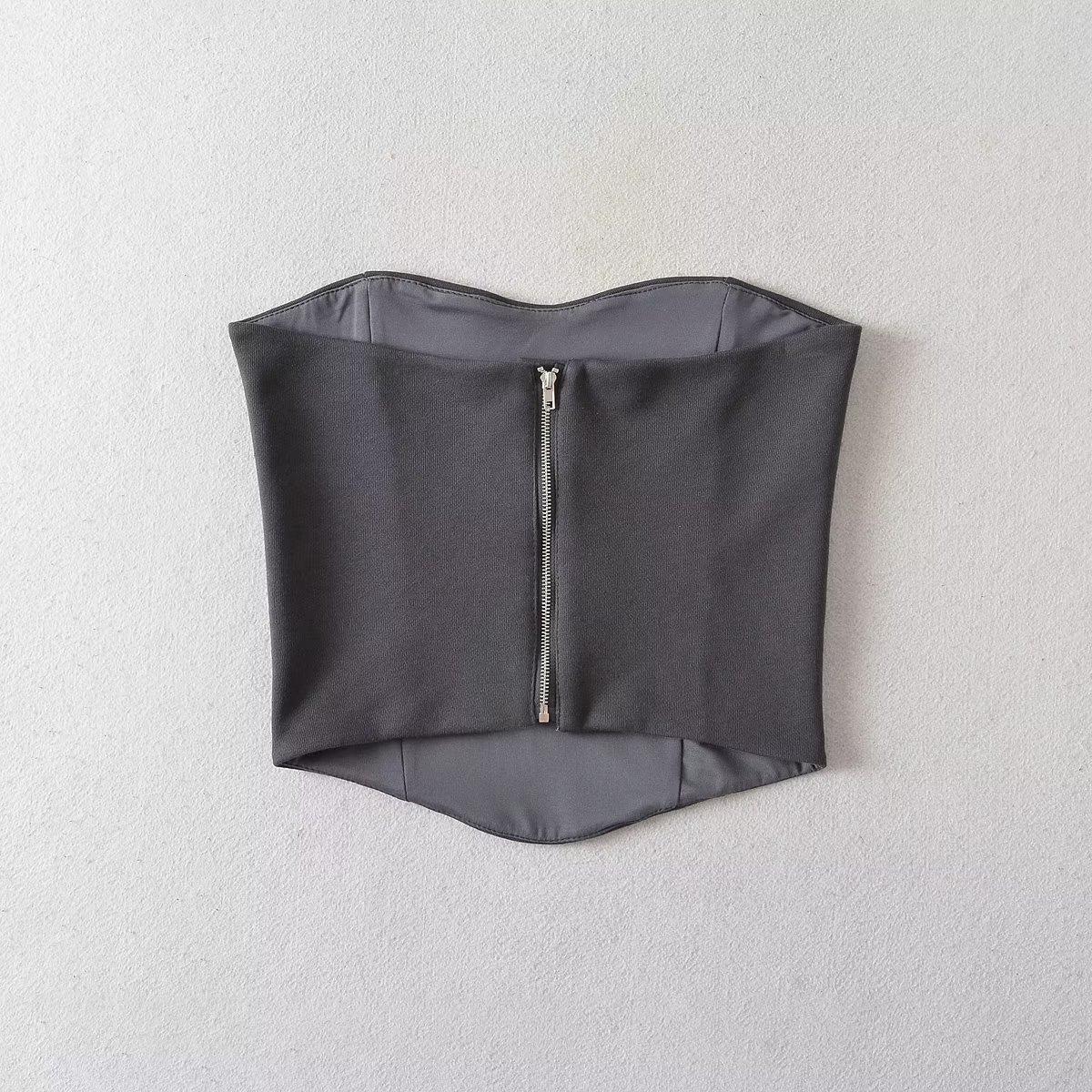 280g Weight Sleeveless Sleeve Length Spandex, Polyester Fabric Type Skirt Co-ord Set Sets Type 2 Pieces Set Quantity Daily, Date, Bar Occasion Strapless Neckline Slim Fit Type Solid Color Pattern Summer Season Women's Gender Zipper Design Sexy Style Daily Date Bar Women's Sexy Solid Color Spandex Polyester Zipper Skirt Co-ord Set Skirt Sets 15