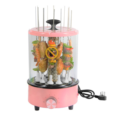 口吕品家用全自动多功能旋转烤串机羊肉串室内无烟大功率电烧烤炉|ru