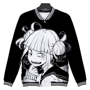 Dropshipping Amazon My My Hero Academia Himiko Toga Daily Casual 3D Baseball Uniform