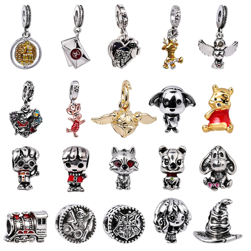 Best-selling Harry Potter series DIY beaded alloy bracelet accessories, exclusively for cross-border supply, featuring cartoon character jewelry accessories Best-selling Harry Potter series DIY beaded alloy bracelet accessories, exclusively for cross-border supply, featuring cartoon character jewelry accessories