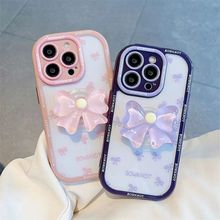 蝴蝶结苹果14/13/12promax/11手机壳iPhone8全包xr/xsmax男女防摔