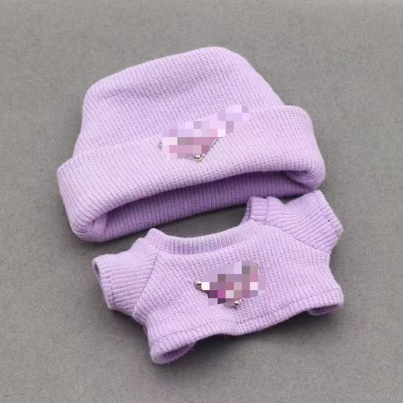 17 cm LABUBU una y dos generaciones de muñecas de polilla universal caja ciega fiesta pequeña falda de viento serie de accesorios de ropa de bebé