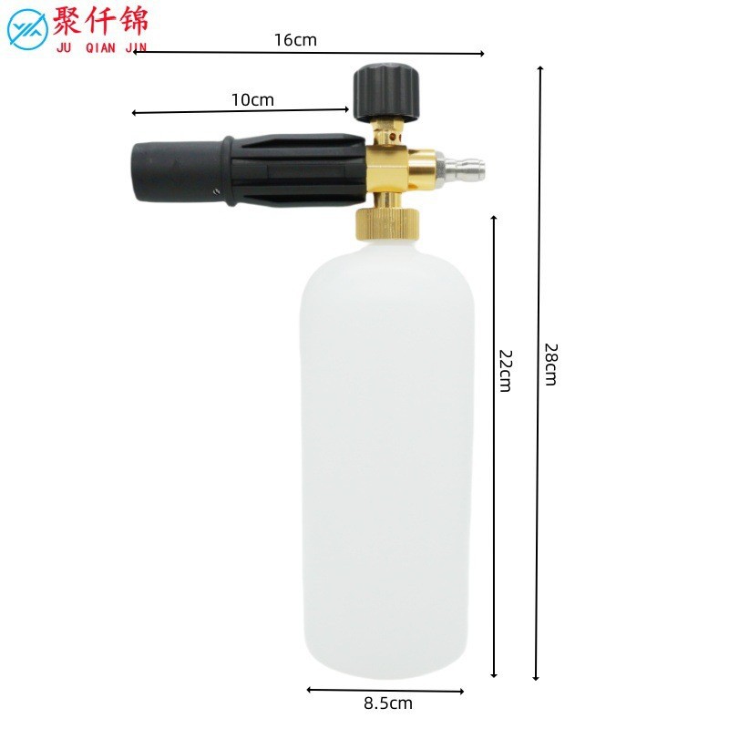 Cross-border multi-style high-pressure household adjustable PA nozzle car wash universal high-pressure water gun foam nozzle cleaning spray gun