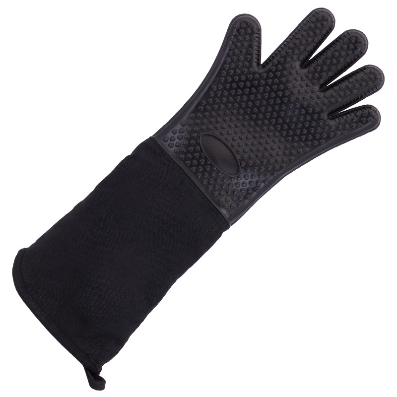 Silicone long gloves heart shaped