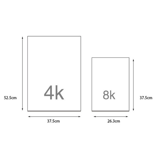 Huamei 4K8K Pencil & Watercolor Paper, 4x8 Size, Ideal for Beginners, Artists, Students, and Children, Thick, Sketching & Drawing