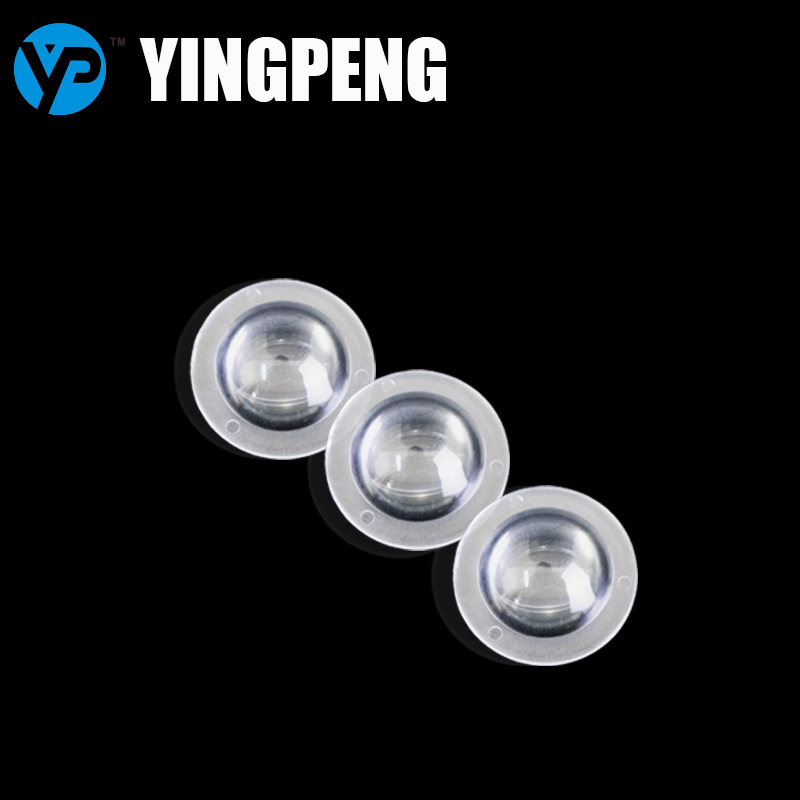 深圳盈鹏光电 28.5MM塑胶加边凸透镜放大镜 调焦手电筒镜片 正品