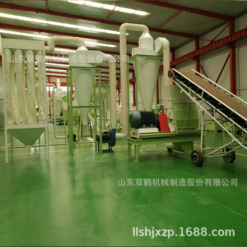 饲料粉碎设备|山东大型饲料加工粉碎机|猪牛羊原料加工粉碎机价