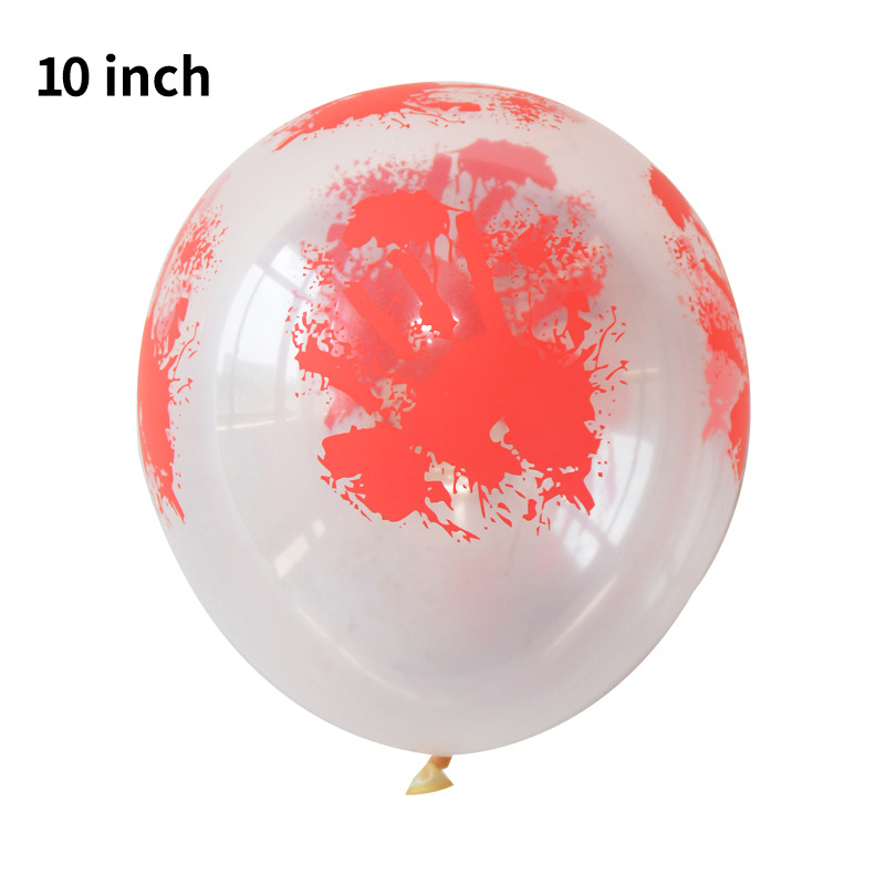 Home & Garden latex balloon 12 inch printed pumpkin bat ghost festival KTV decoration balloon set_voghion.com