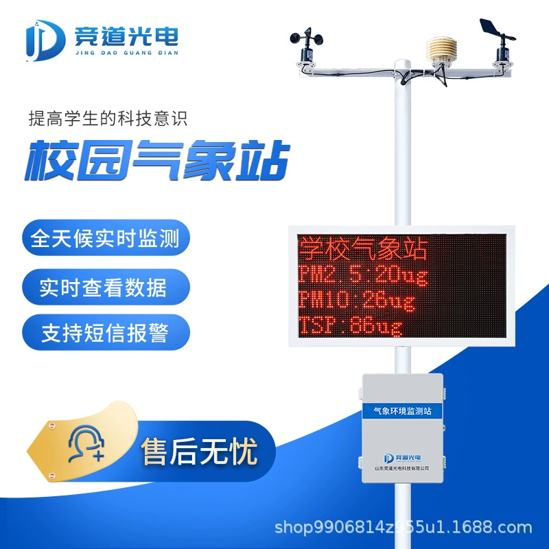 Метеостанция кампуса, научные исследования колледжа, научно-популярзация науки начальной и средней школы, автоматический мониторинг