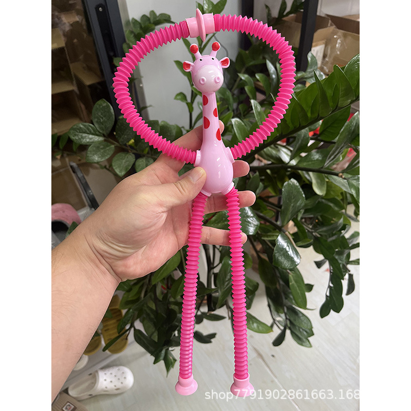 Ciervo largo rosa (no brillante)