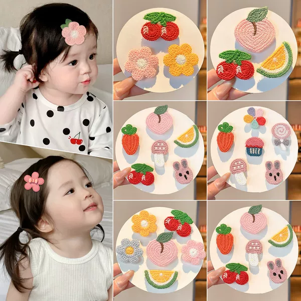 Baby Hair Magic Tape Hair Clip for Girls, Side Bangs Hair Patch, Baby Hair Clips That Don'T Damage Hair, Children's Hair Accessories