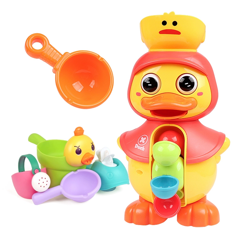Вращающаяся игрушка для игры в воде для мальчиков и девочек, утка