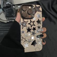 外贸适用苹果17Promax手机壳星星iPhone15/14/13欧美16Promax潮流